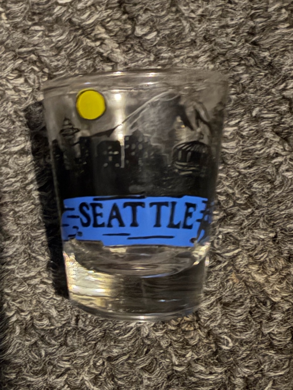 Seattle skyline souvenir shot glass